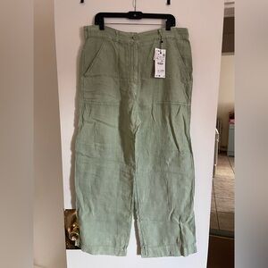 New Green Zara Pants, Size XL